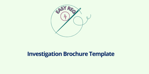 Investigator Brochure Template