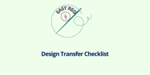 Design Transfer Checklist