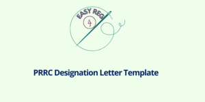 PRRC Designation Letter Template