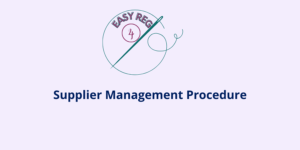 Supplier Management Procedure