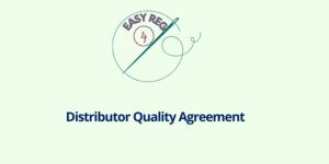 Distributor Quality Agreement