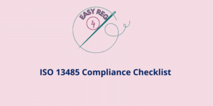 ISO 13485 Compliance Checklist