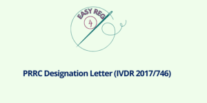 PRRC Designation Letter (IVDR 2017/746)