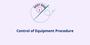 Control of Equipment Procedure