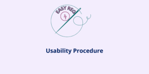 Usability Procedure
