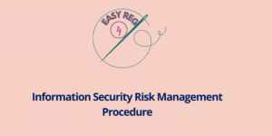 Information Security Risk Management Procedure