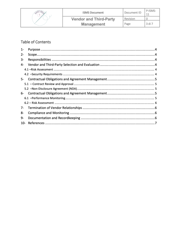 Vendor and Third-Party Management Procedure - Image 2