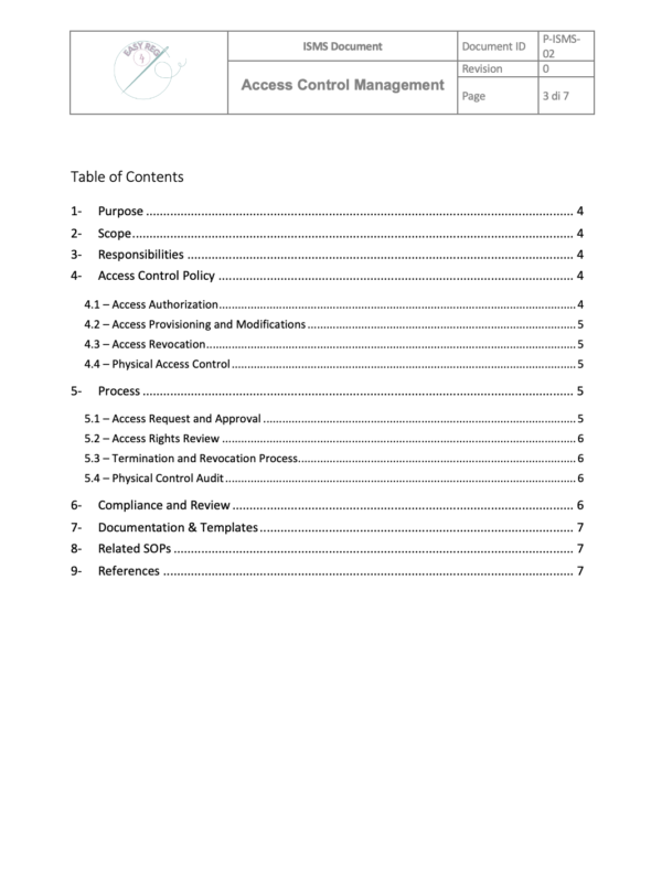 Access Control Management Procedure - Image 2