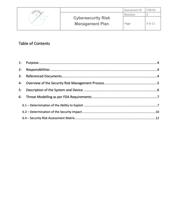 Cybersecurity Risk Management Plan Template - Image 2