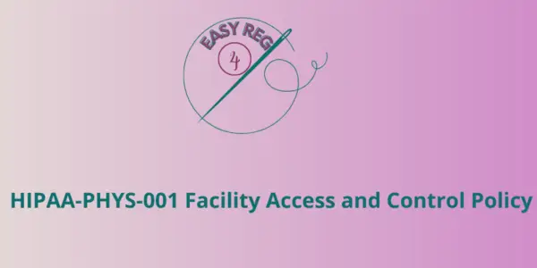 Facility Access and Control SOP