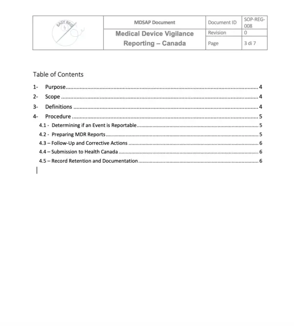 Medical Device Vigilance Reporting - Canada - Image 2