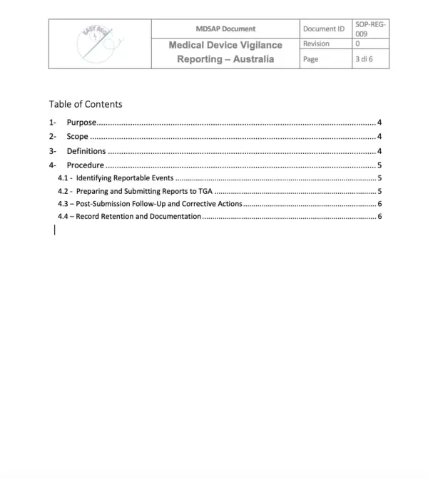 Medical Device Vigilance Reporting - Australia - Image 2